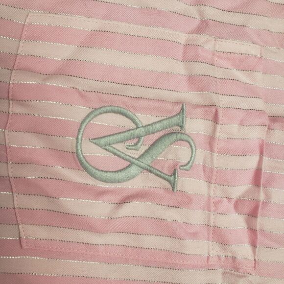 Victoria's Secret Pink Striped Sleep Pajama Jacket - Picture 4 of 4